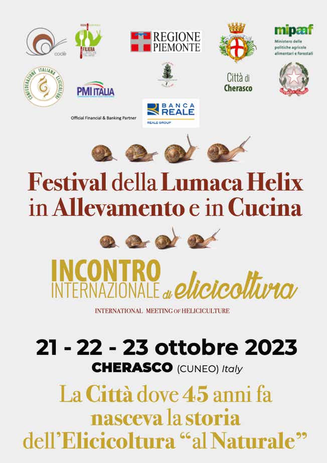 Festival della Lumaca Helix in Allevamento e In Cucina a Cherasco